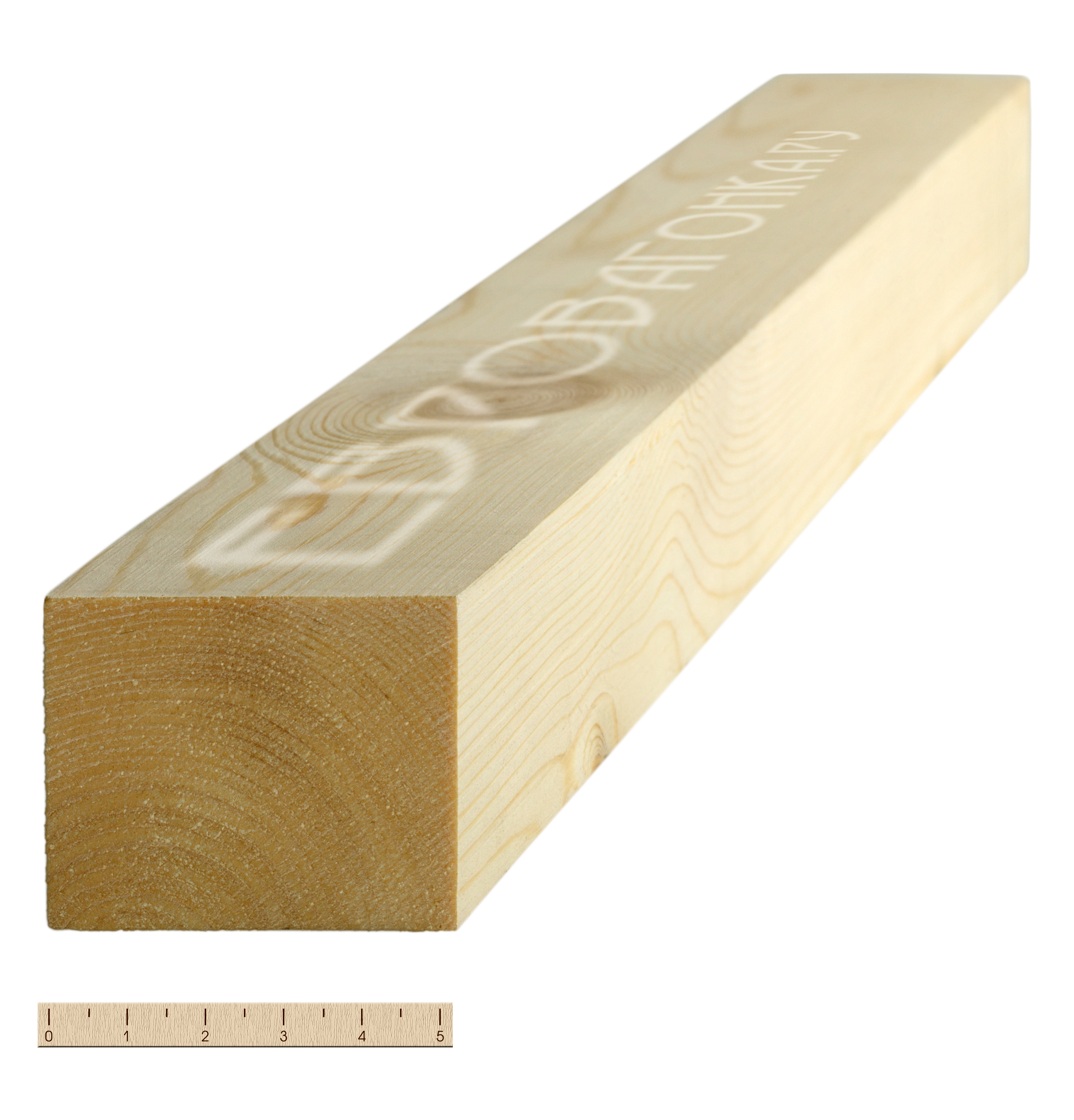 Брусок из соны и ели 50х50